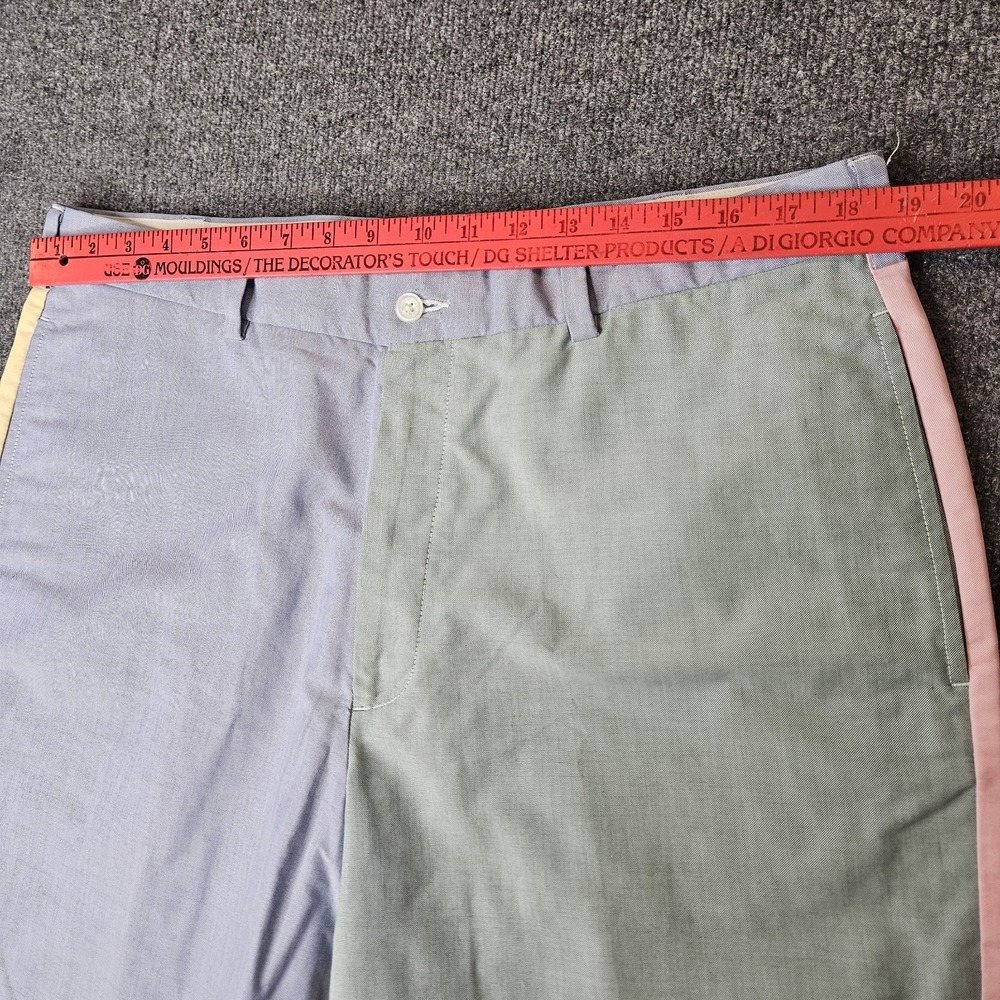 Brooks Brothers Patch Panel Oxford Cloth Bermuda Shorts Size 38 Preppy - Picture 4 of 6